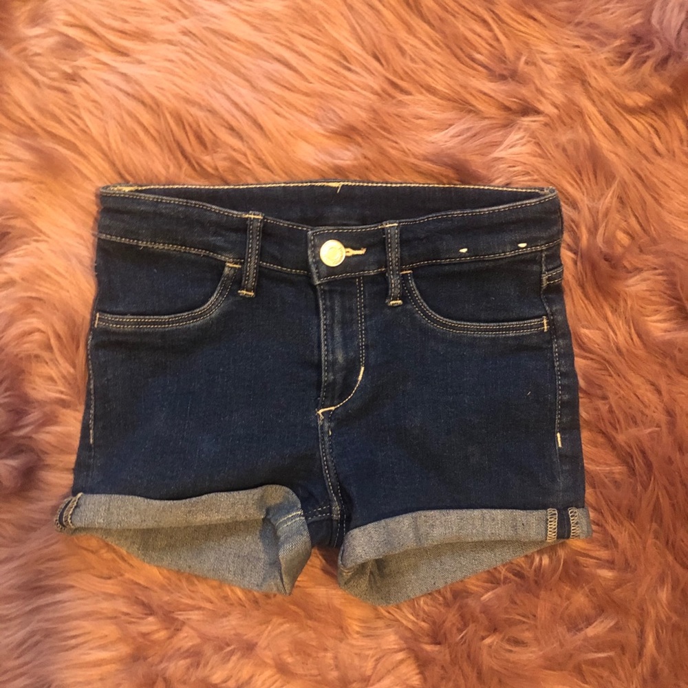 Blue jean shorts size 7-8